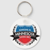 ミネソタの誰かが私を愛している キーホルダー (正面)