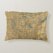 ミネソタの道路図 アクセントクッション
