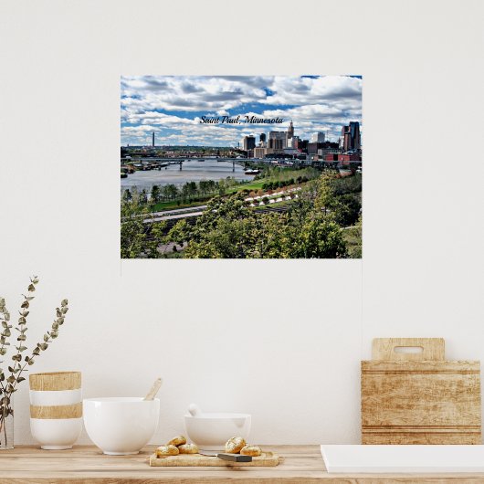 ミネソタの風景セントポール ポスター (キッチン)