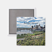 ミネソタの風景セントポール マグネット (正面/裏面)