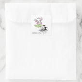 ミネソタの鳥花 スクエアシール (バッグ)