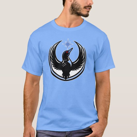 ミネソタの鳥 アオガモ 抗議 Tシャツ (正面)