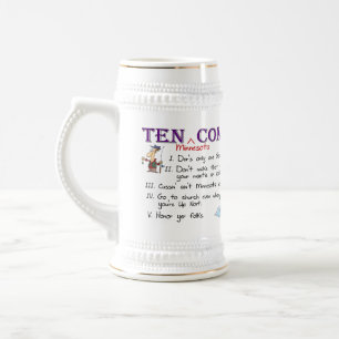 ミネソタの10の命令 ビールジョッキ