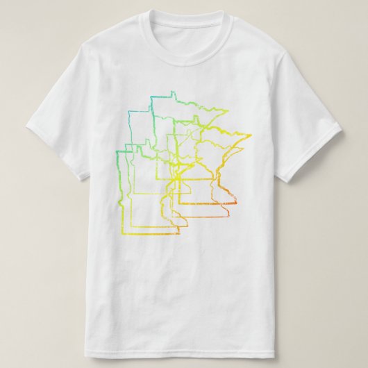 ミネソタぼやけル Tシャツ (デザイン正面)