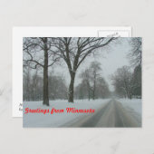 ミネソタよりご挨拶 ポストカード (正面/裏面)