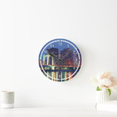 ミネソタをテーマにした壁時計 ラウンド壁時計 (ホーム)