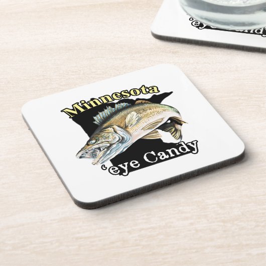 ミネソタアイキャンディおもしろいワレー魚釣り コースター (左側)