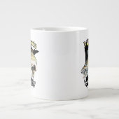 ミネソタアイキャンディおもしろいワレー魚釣り ジャンボコーヒーマグカップ (正面)