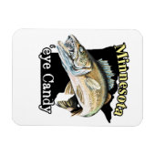 ミネソタアイキャンディウおもしろいォリエ魚釣り マグネット (横)