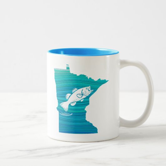 ミネソタウェーブ魚釣り ツートーンマグカップ (右)