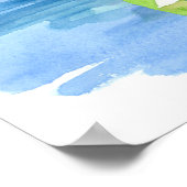 ミネソタコモンルーンベビーバードウォーター ポスター (角)