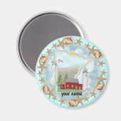 ミネソタシェルズライトハウスマグネット マグネット (正面/裏面)