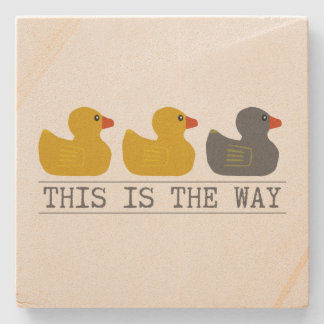 ミネソタダックアヒル灰色アヒル – これが方法である ストーンコースター