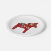 ミネソタダラハウスディナープレート ペーパープレート (アングル)