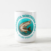 ミネソタパイク魚釣り コーヒーマグカップ (中央)