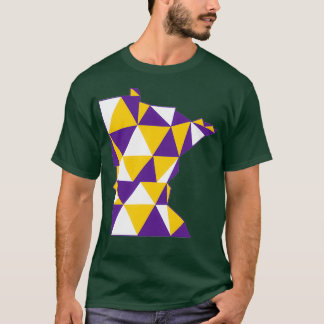 ミネソタパープルと金ゴールド Tシャツ