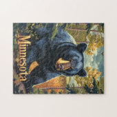 ミネソタブラックベア ジグソーパズル (横)