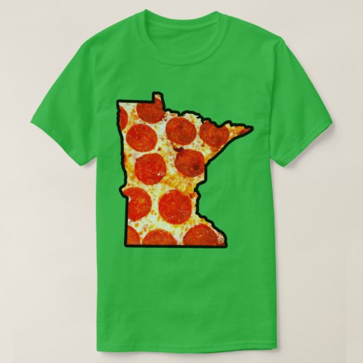ミネソタペペローニピザ Tシャツ (デザイン正面)