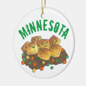 ミネソタホットディッシュタートカセロールグルメ セラミックオーナメント (左)