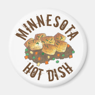 ミネソタホットディッシュタートカセロール マグネット