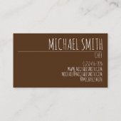 ミネソタホットディッシュタートカセロール 名刺 (裏面)