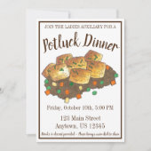 ミネソタホットディッシュタートカセロール 招待状 (正面)