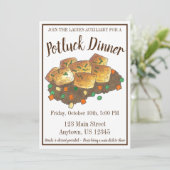 ミネソタホットディッシュタートカセロール 招待状 (スタンド正面)