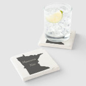 ミネソタマーブルストーンコースターミネソタニース ストーンコースター (横)