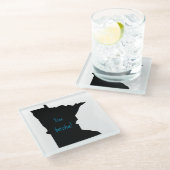 ミネソタユーベッチャガラスコースター ガラスコースター (アングル)