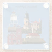 ミネソタライトハウスガラスコースター ガラスコースター (裏面)