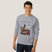 ミネソタライトハウスシャツブラックレタリング スウェットシャツ (正面フル)