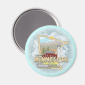 ミネソタライトハウスマグネット マグネット (正面/裏面)