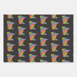 ミネソタレインボーラッピング紙 ラッピングペーパーシート