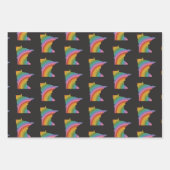 ミネソタレインボーラッピング紙 ラッピングペーパーシート (正面3)