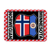 ミネソタンノルウェー系アメリカ磁石 マグネット (横)