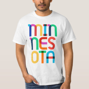 ミネソタヴィンテージポップ・アートのレトロアートタイプ80s tシャツ