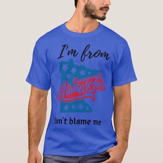 ミネソタ出身です、私を悪く言わないで プレミアム Tシャツ (正面)
