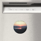 ミネソタ北部の夕日 マグネット (インサイチュ (食洗機))