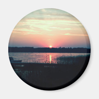 ミネソタ北部の夕日 マグネット