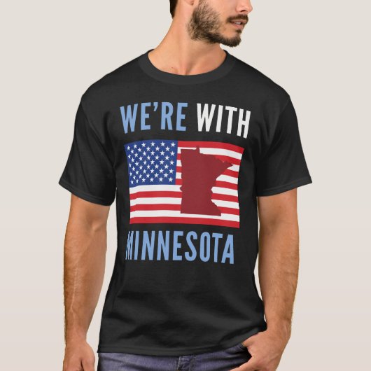 ミネソタ反ICEトランプ抗議 Tシャツ (正面)