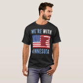 ミネソタ反ICEトランプ抗議 Tシャツ (正面フル)