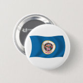 ミネソタ国旗のボタン 缶バッジ (正面&裏面)