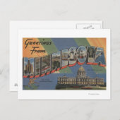 ミネソタ大文字場面ミネソタ ポストカード (正面/裏面)