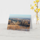 ミネソタ川にまたがるメンドタ橋 カード (黄色い花)