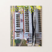 ミネソタ川のボート。 ジグソーパズル (縦)