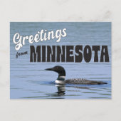ミネソタ州からの挨拶 ポストカード (正面)