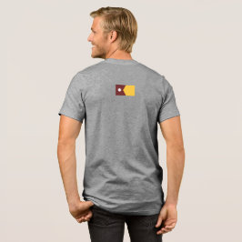 ミネソタ州のゴファーズカラーの州のシール トライブレンドＴシャツ