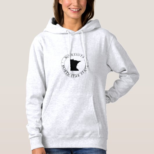 ミネソタ州のフーディーTシャツ パーカ (正面)