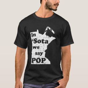 ミネソタ州のミネソタ州ではMnポップ・アートのことわざ Tシャツ