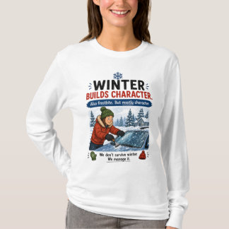 ミネソタ州の冬のチェックリストTシャツ Tシャツ
